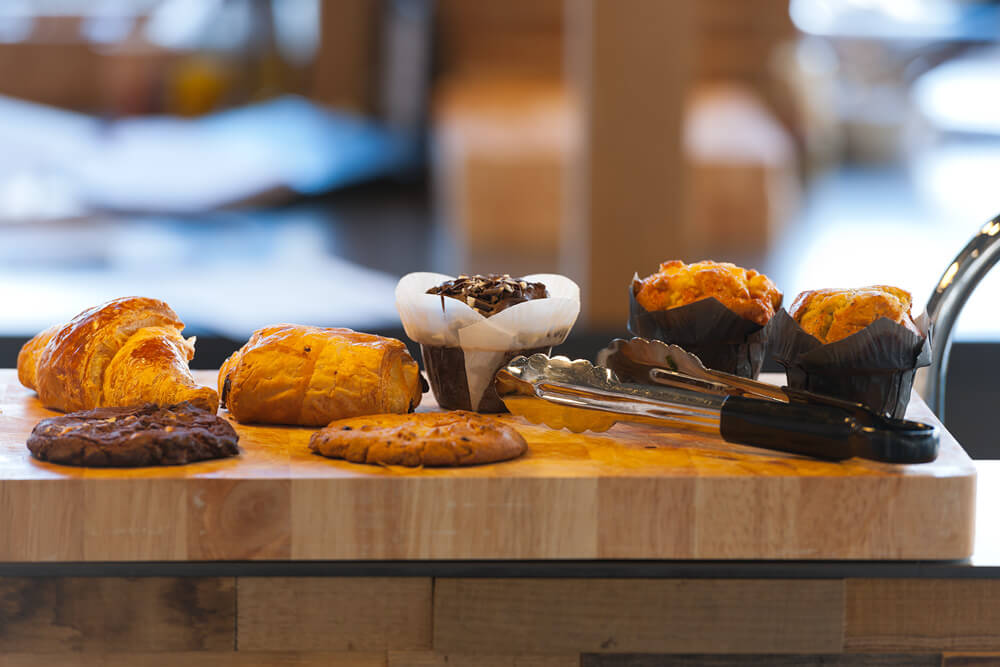 Vers gebak en koffie bij TBrasserie